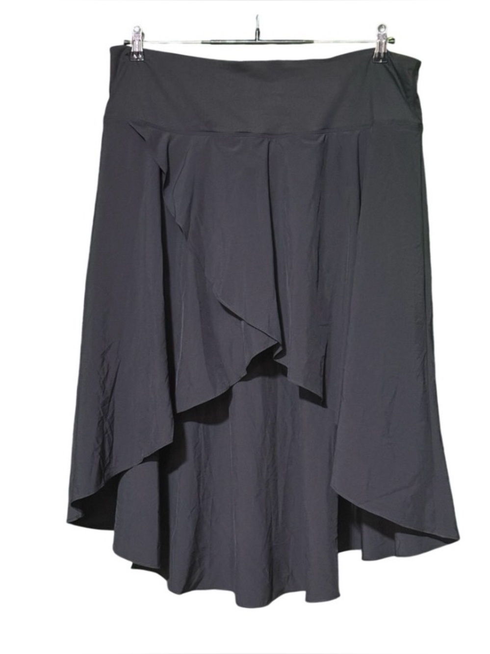 Halara Breezeful High Waisted Asymmetric Ruffle High Low Flowy 2-in1 QuickDry 2X